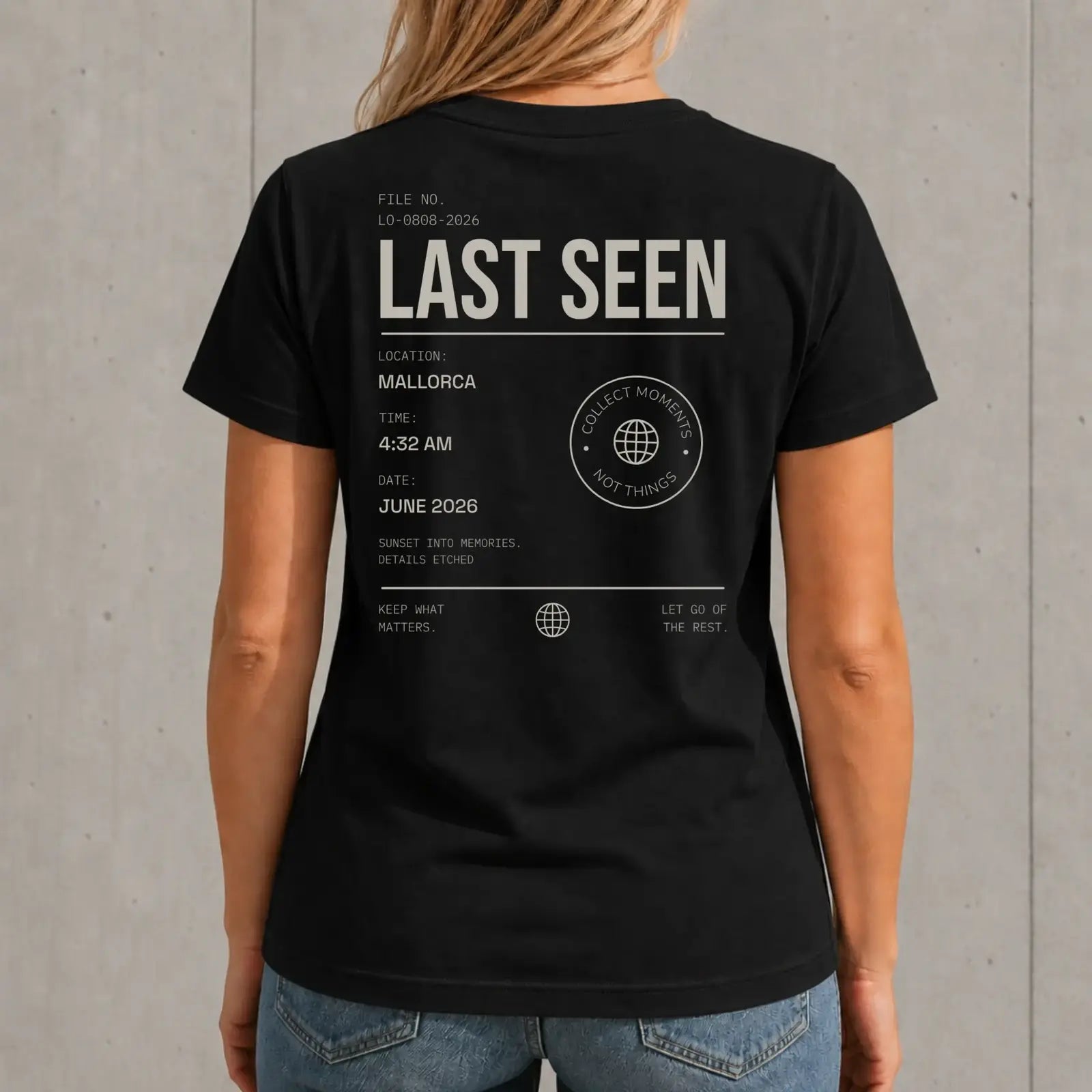 Personalisiertes Damen T-Shirt | Last Seen