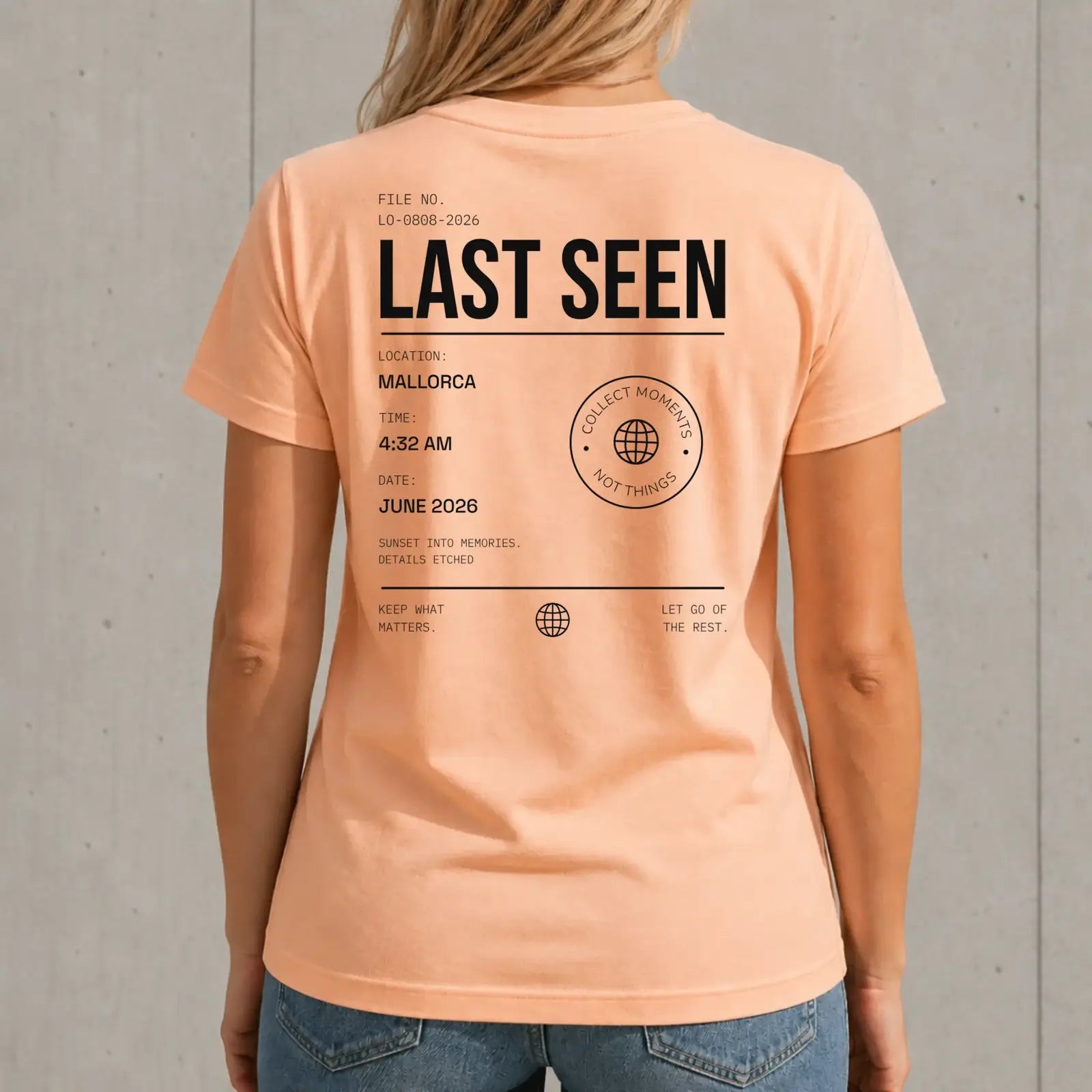 Personalisiertes Damen T-Shirt | Last Seen