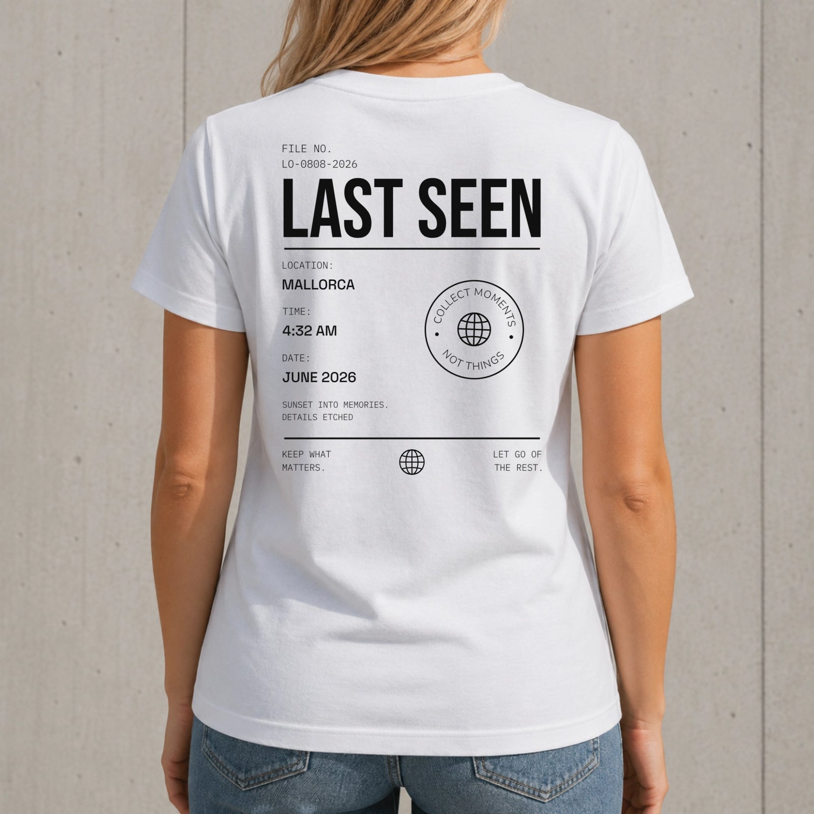 Personalisiertes Damen T-Shirt | Last Seen