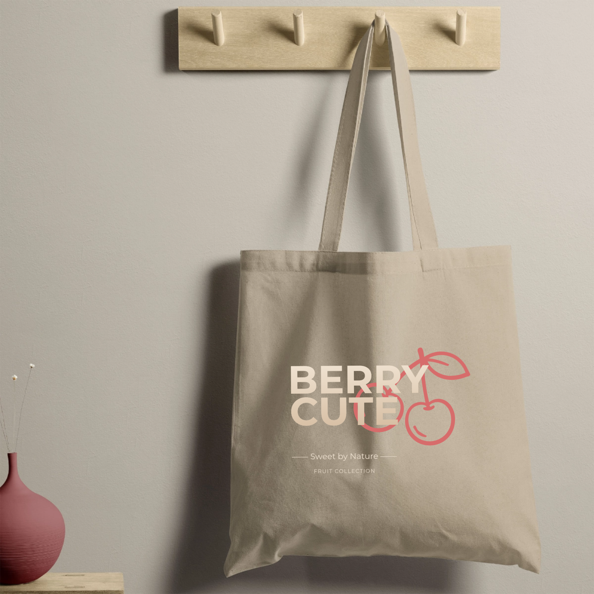 Berry Statement Baumwolltasche