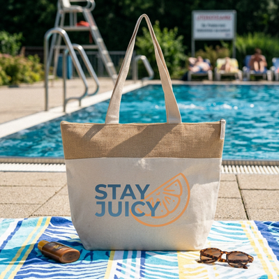 Citrus Kühltasche | Isolierte Strand- & Picknicktasche