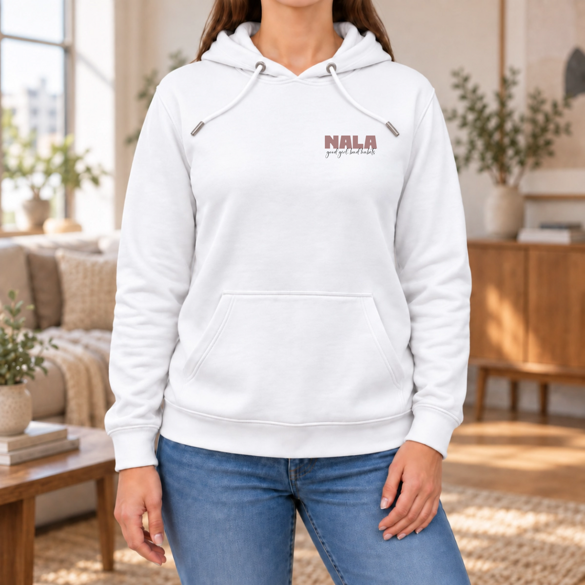 Personalisierter Haustier Hoodie Damen mit 5 Fotos – My Daily Dose