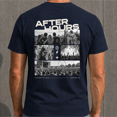 Personalisiertes After Hours T-Shirt mit 5 Fotos