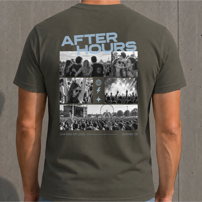 Personalisiertes After Hours T-Shirt mit 5 Fotos