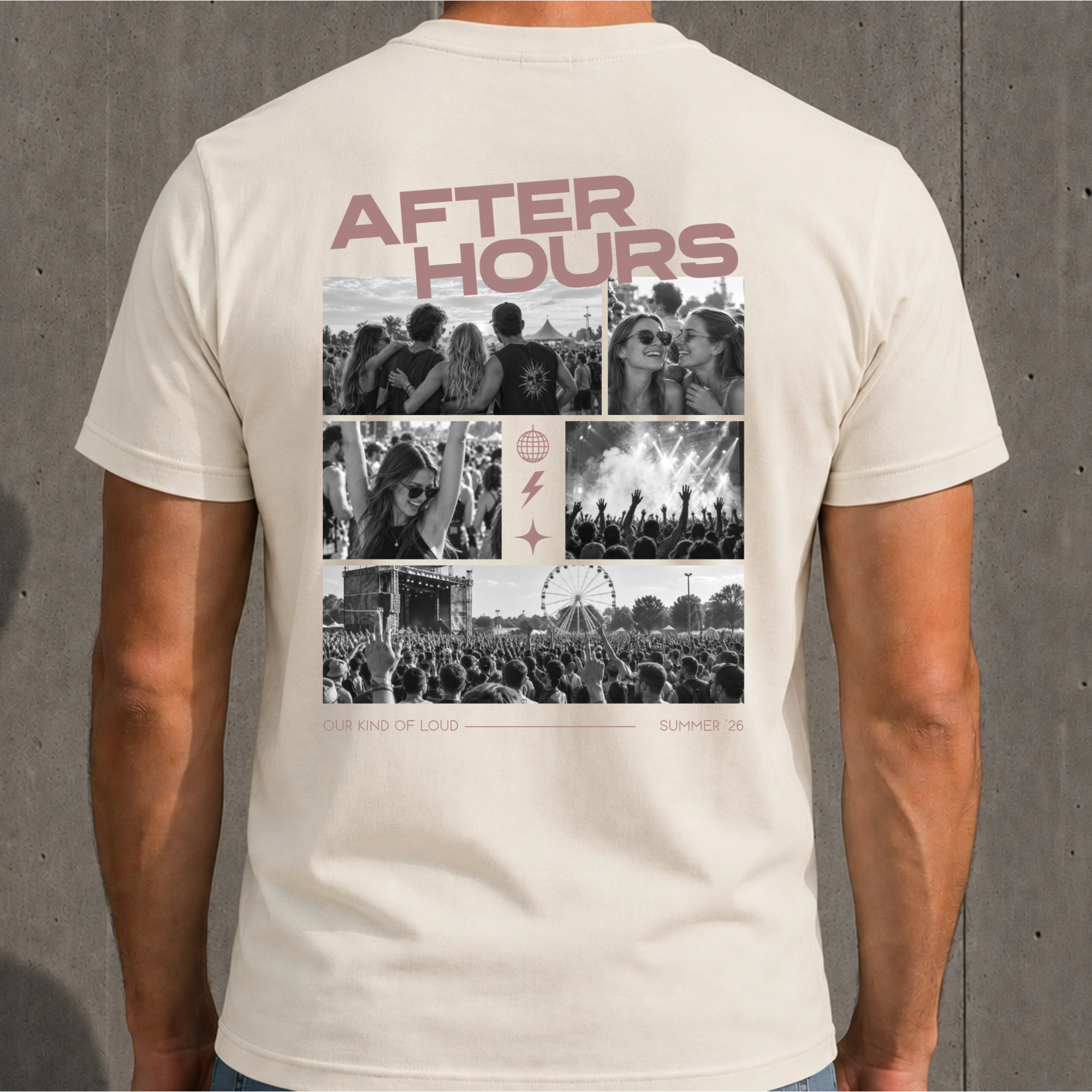 Personalisiertes After Hours T-Shirt mit 5 Fotos