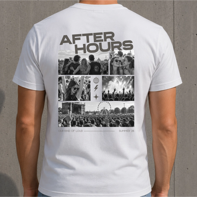Personalisiertes After Hours T-Shirt mit 5 Fotos