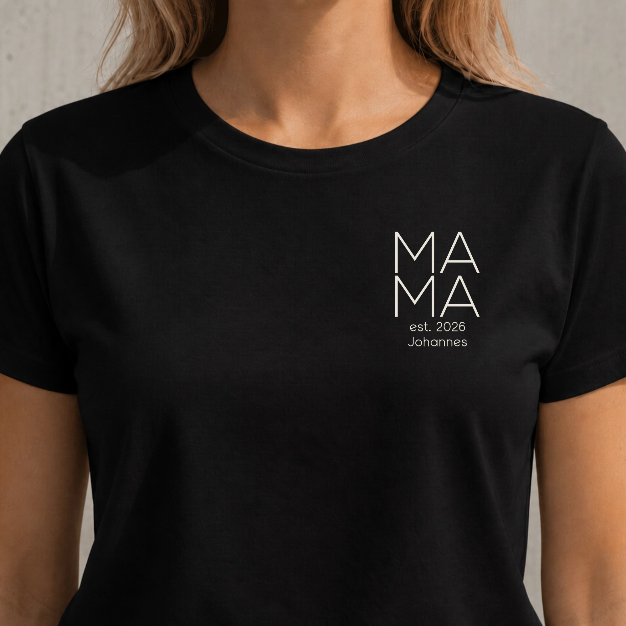 MAMA Shirt personalisiert | Name & Jahreszahl