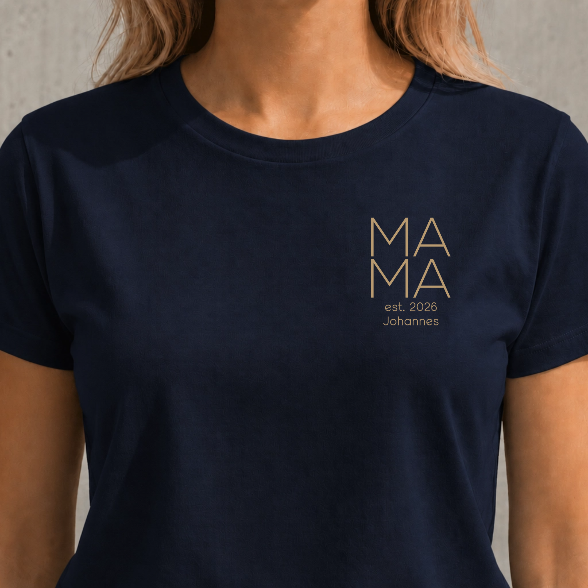 MAMA Shirt personalisiert | Name & Jahreszahl