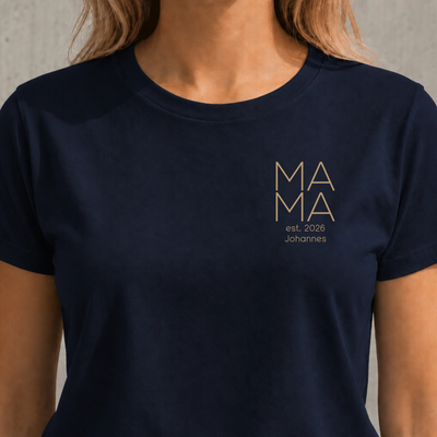 MAMA Shirt personalisiert | Name & Jahreszahl