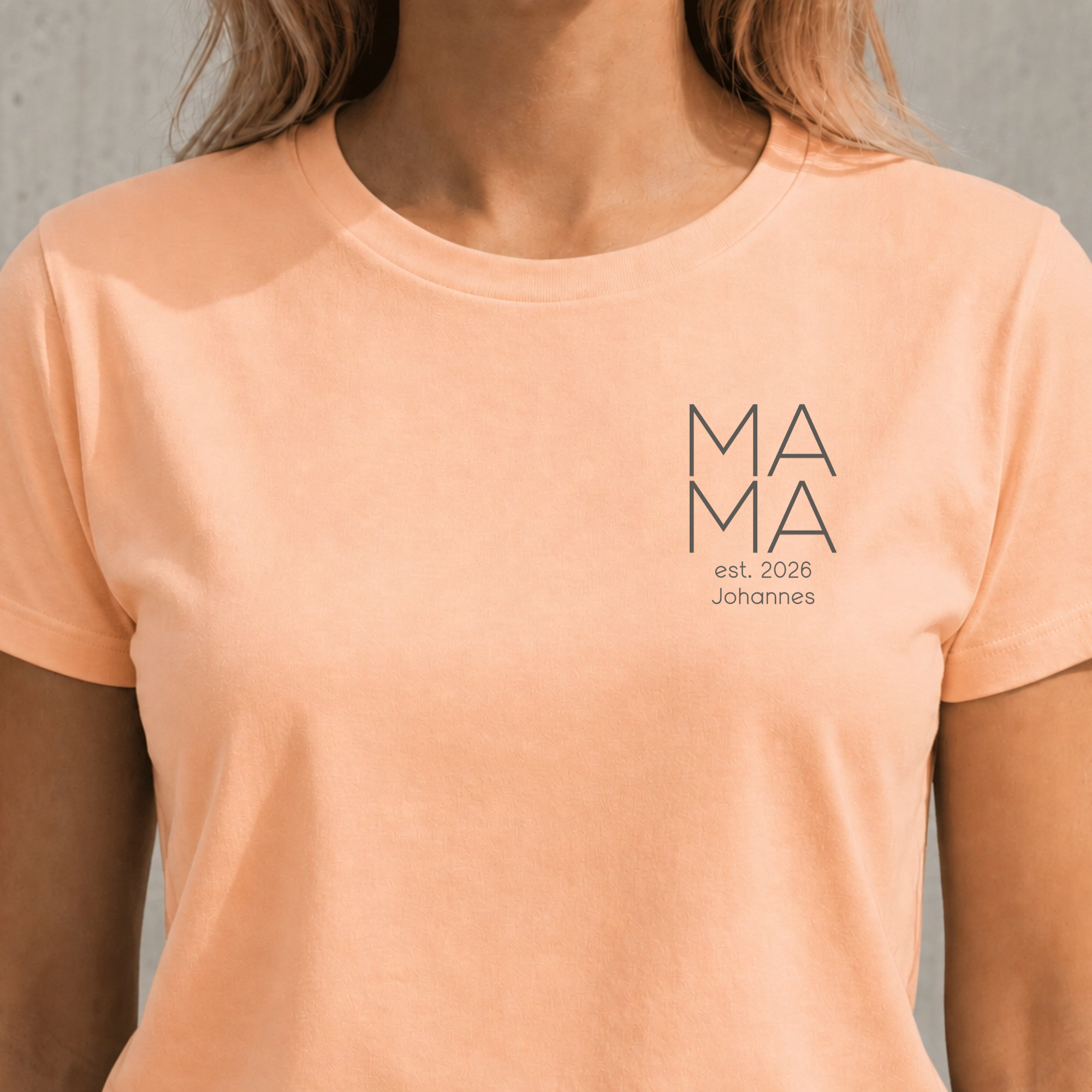 MAMA Shirt personalisiert | Name & Jahreszahl