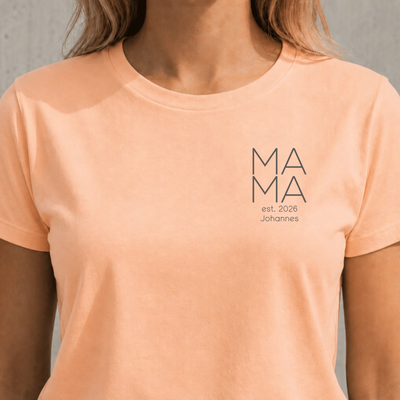 MAMA Shirt personalisiert | Name & Jahreszahl