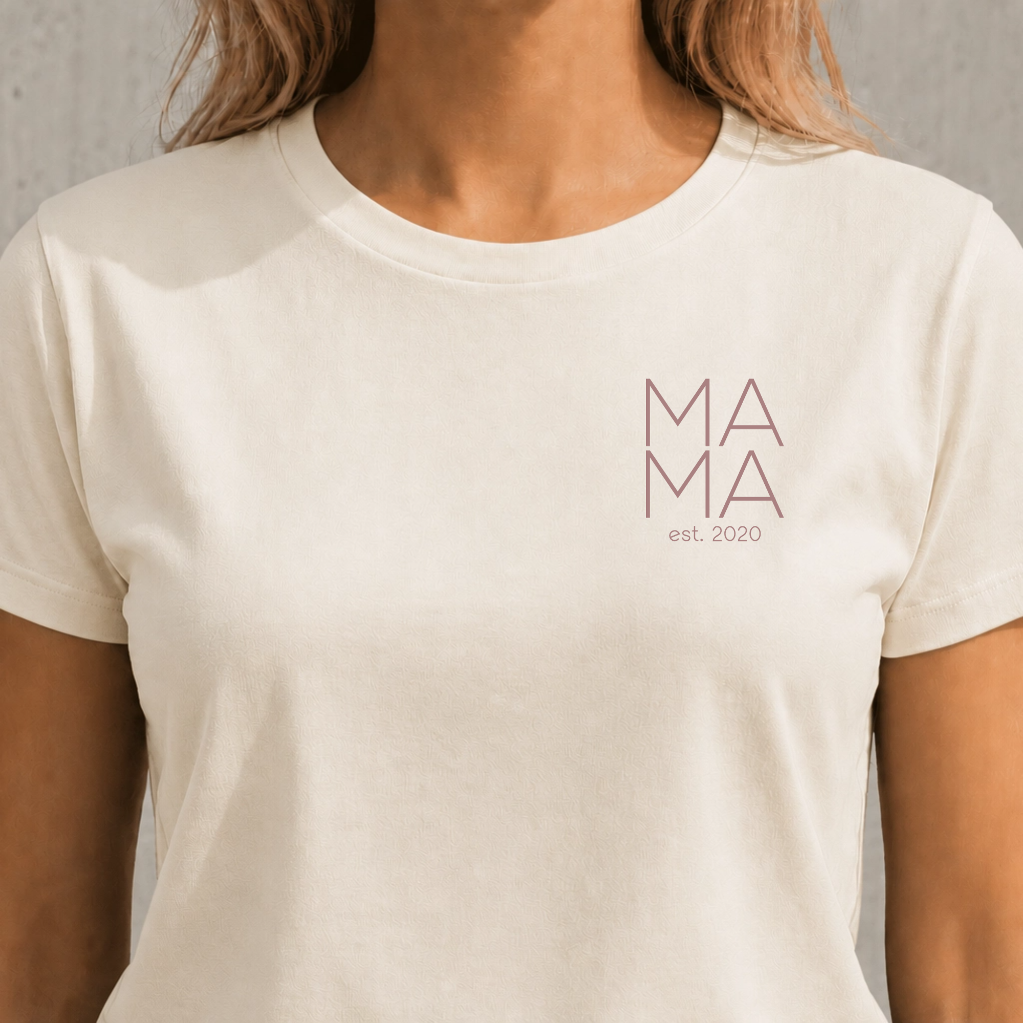MAMA Shirt personalisiert | Name & Jahreszahl