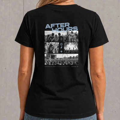 Personalisiertes After Hours Damen T-Shirt mit 5 Fotos