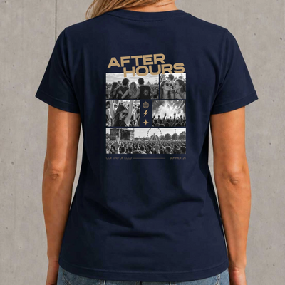 Personalisiertes After Hours Damen T-Shirt mit 5 Fotos