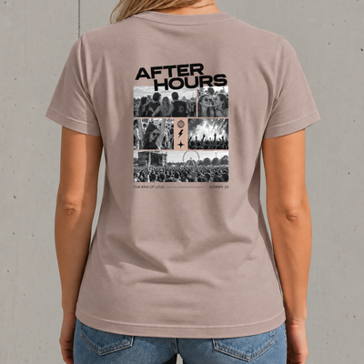 Personalisiertes After Hours Damen T-Shirt mit 5 Fotos