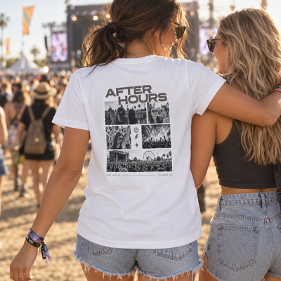 Personalisiertes After Hours Damen T-Shirt mit 5 Fotos