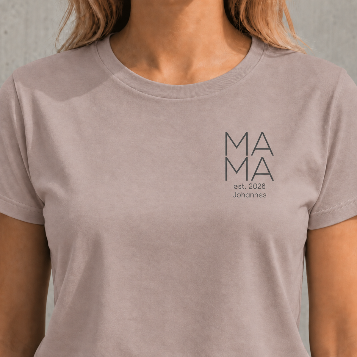 MAMA Shirt personalisiert | Name & Jahreszahl