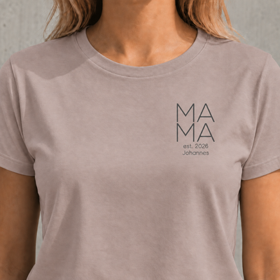 MAMA Shirt personalisiert | Name & Jahreszahl