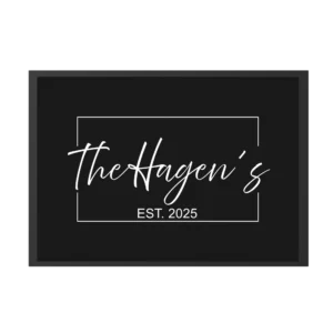 Fußmatte | mit Rahmen