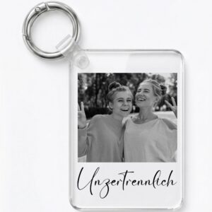 Acryl-Schlüsselanhänger | SW Foto & Wunschtext