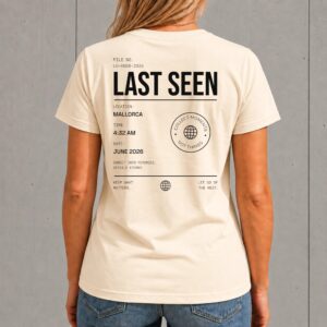 Personalisiertes Damen T-Shirt | Last Seen