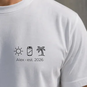 Personalisiertes Unisex T-Shirt | Summer Iconic Pocket